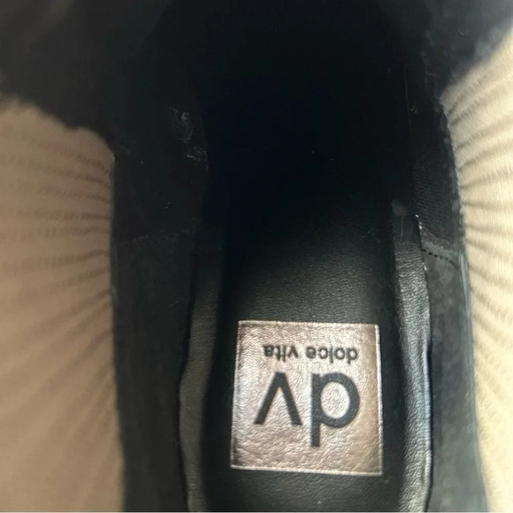 Dolce Vita Taupe Suede Leather Wedge  Booties - Picture 7 of 15